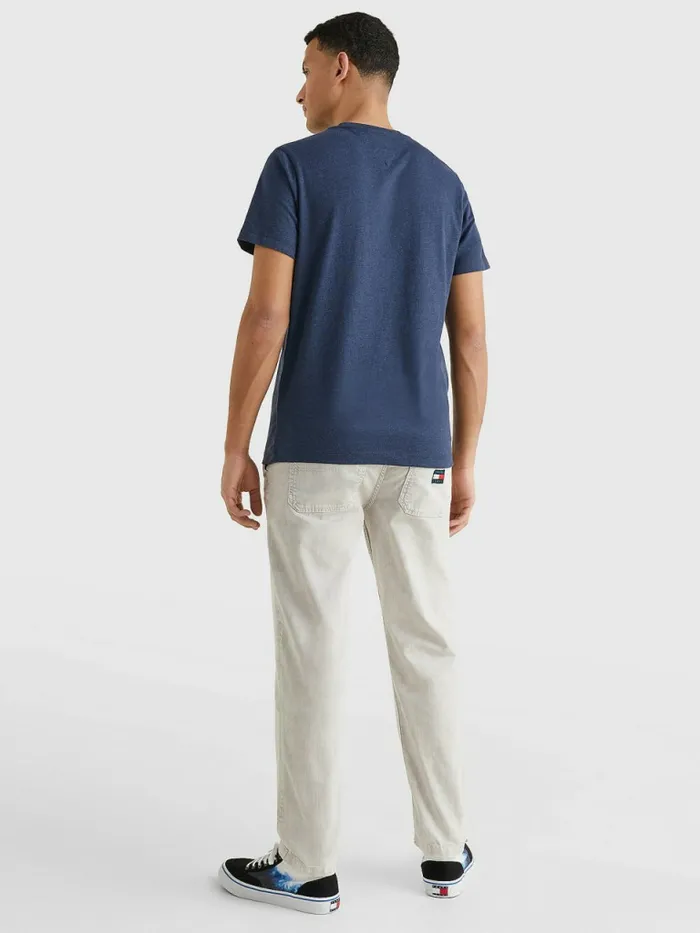 Tommy Hilfiger Essential Signature Pocket TShirt Twilight Navy Htr Mens TShirts Gift for Friend