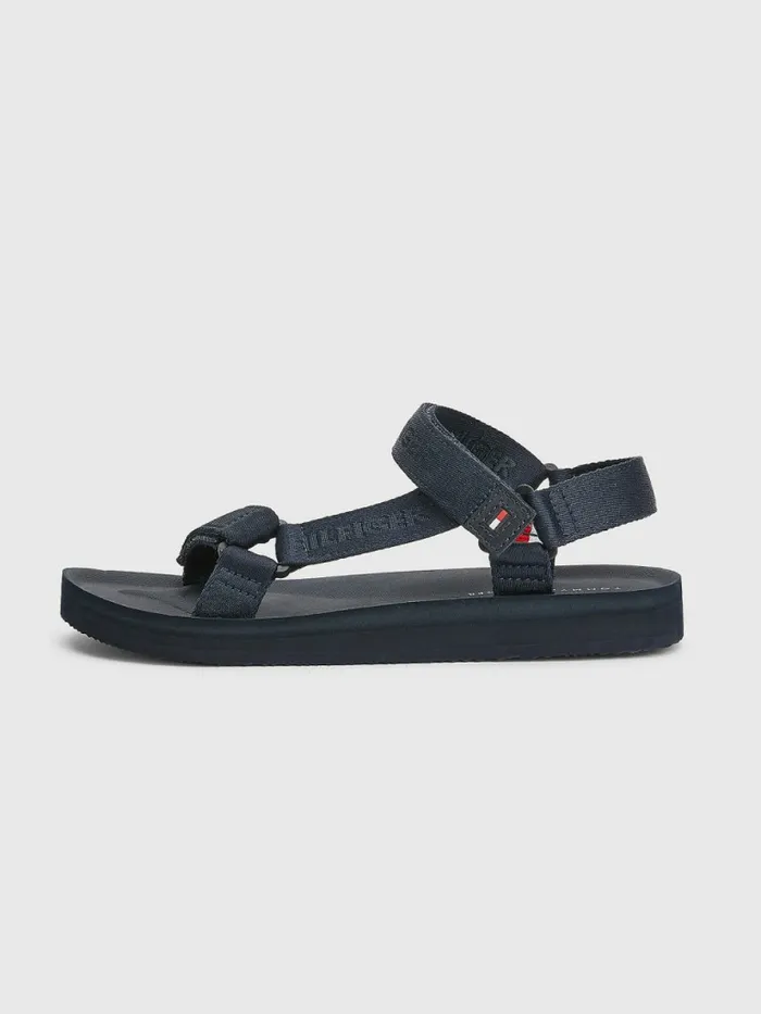 Tommy Hilfiger Essential Webbing Sandals Desert Sky Mens Trainers Near Me