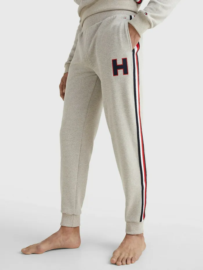 Tommy Hilfiger Exclusive Logo Stripe Joggers LinoRecover Mens Trousers