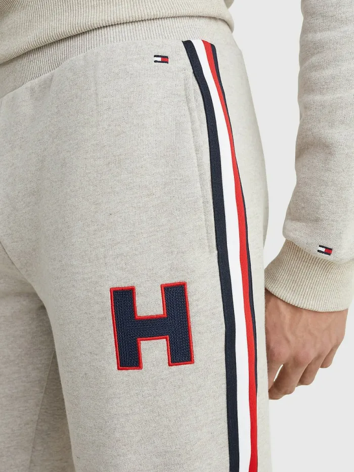 Tommy Hilfiger Exclusive Logo Stripe Joggers LinoRecover Mens Trousers