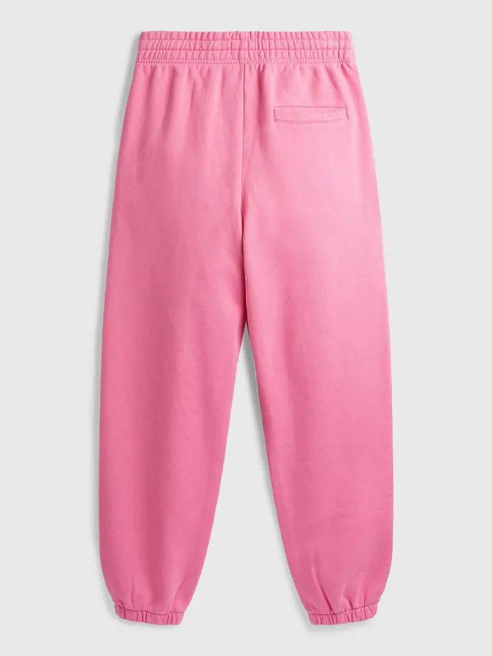 Tommy Hilfiger Exclusive Pop Drop Flag Joggers Pop Pink Womens Trousers