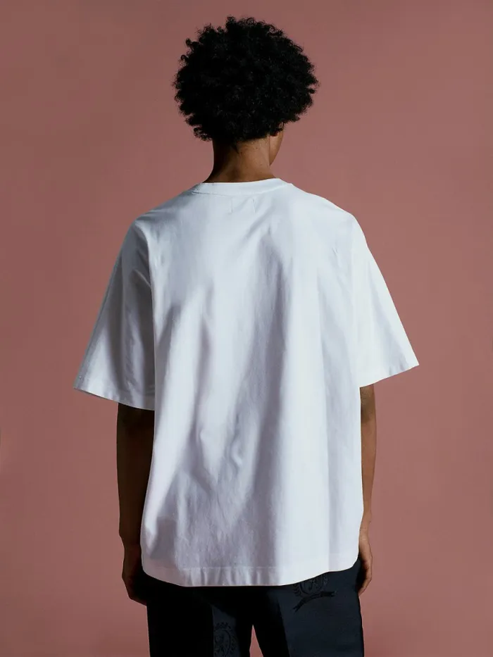 Tommy Hilfiger Festive Logo Crest TShirt White Mens TShirts Sale