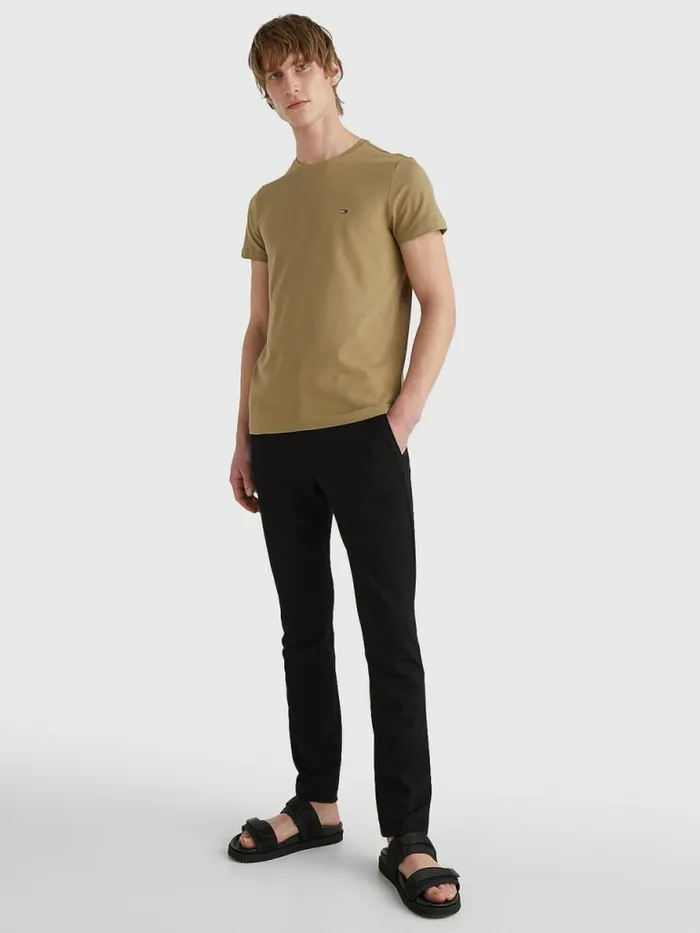 Tommy Hilfiger Flag Embroidery Slim Fit TShirt Woodridge Mens TShirts Sale