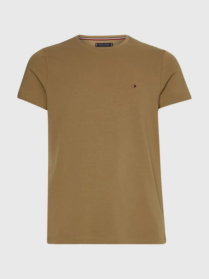 Tommy Hilfiger Flag Embroidery Slim Fit TShirt Woodridge Mens TShirts Sale