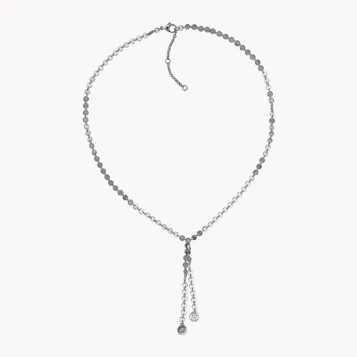 Tommy Hilfiger Flat Disc Necklace Stainless Steel Womens Jewellery