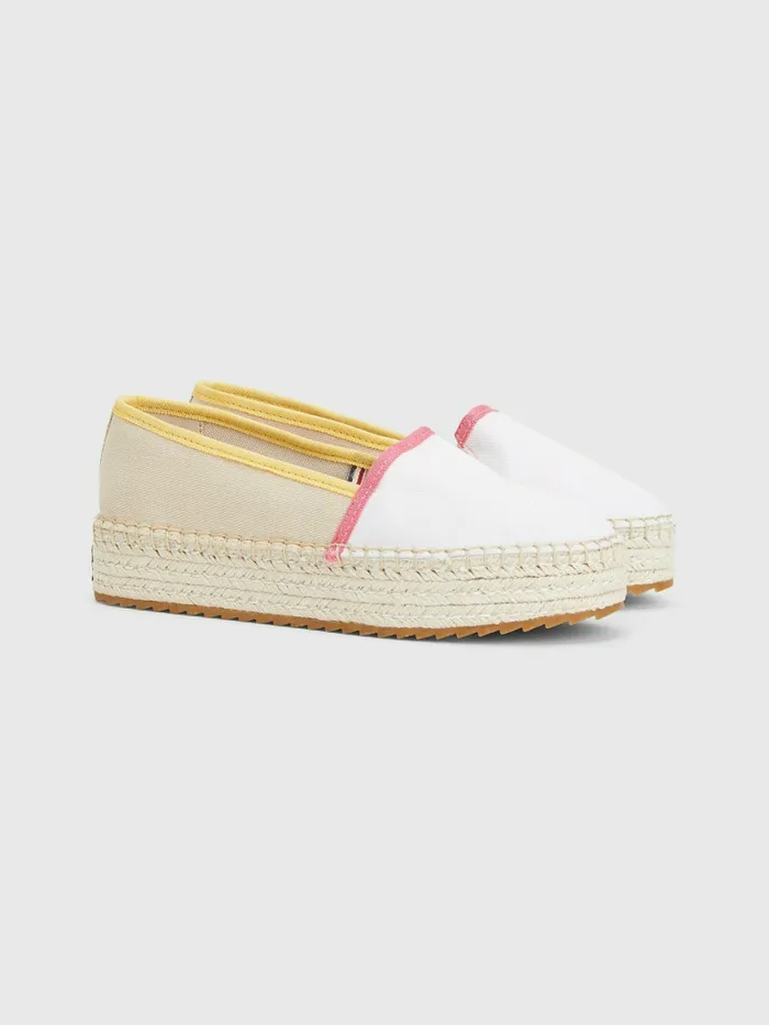 Tommy Hilfiger Flatform Espadrilles Sugarcane Womens Flat Shoes Gift 4 You