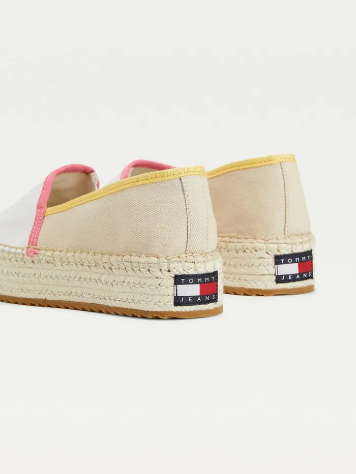 Tommy Hilfiger Flatform Espadrilles Sugarcane Womens Flat Shoes Gift 4 You