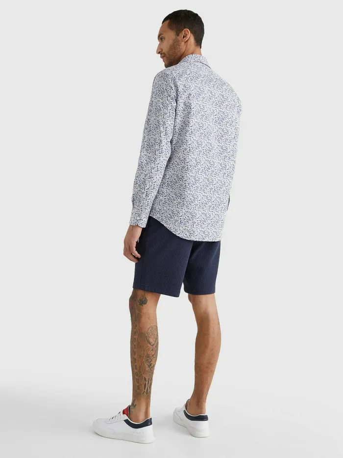 Tommy Hilfiger Floral Regular Fit Shirt Blue Allover Mens Shirts For Sale