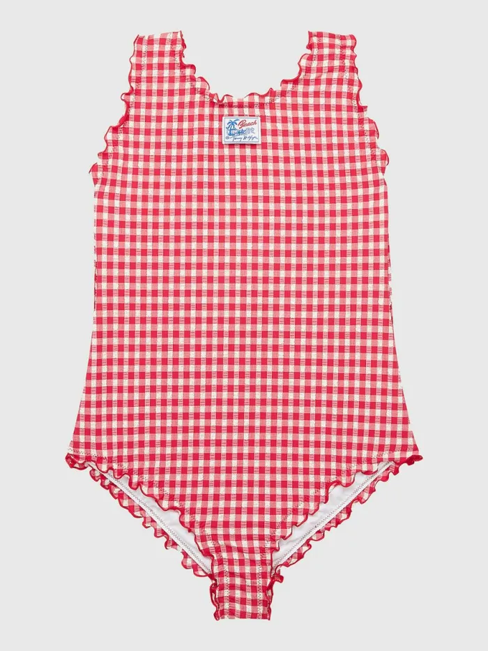 Tommy Hilfiger Gingham OnePiece Swimsuit Primary Red And White Gingham Girls Swimwear Online Tommy Hilfiger Gingham OnePiece Swimsuit Primary Red And White Gingham Girls Swimwear Online