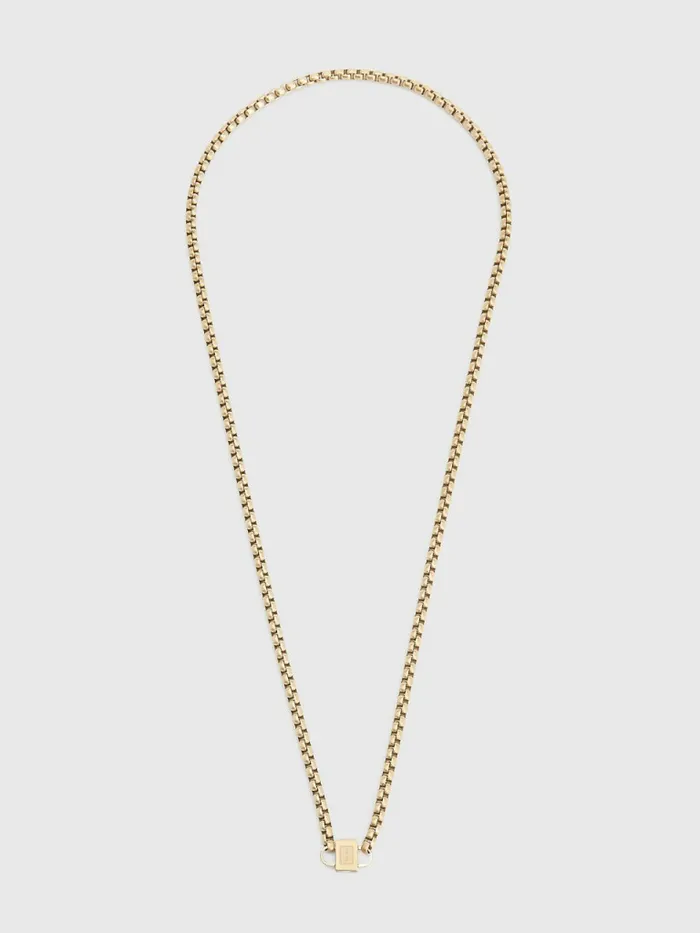 Tommy Hilfiger GoldTone Chain Necklace Gold Mens Jewellery and Cufflinks