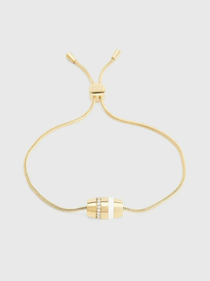 Tommy Hilfiger GoldTone CrystalEmbellished Bracelet Gold Womens Jewellery
