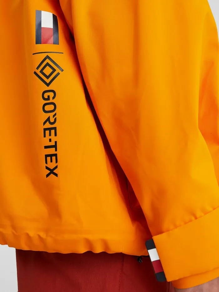 Tommy Hilfiger GoreTex Padded Jacket Hawaiian Orange Mens Coats and Jackets Gift Ideas