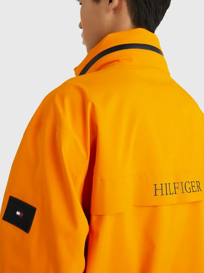 Tommy Hilfiger GoreTex Padded Jacket Hawaiian Orange Mens Coats and Jackets Gift Ideas