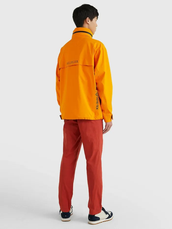 Tommy Hilfiger GoreTex Padded Jacket Hawaiian Orange Mens Coats and Jackets Gift Ideas