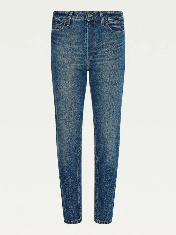 Tommy Hilfiger Gramercy High Rise Tapered Mom Jeans Pure Womens Jeans Near Me