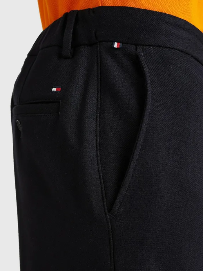 Tommy Hilfiger Harlem Relaxed Fit Jersey Chino Shorts Desert Sky Mens Shorts Online