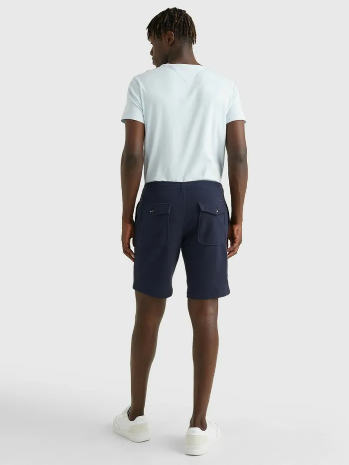 Tommy Hilfiger Harlem Relaxed Waffle Jersey Shorts Desert Sky Mens Shorts For Sale