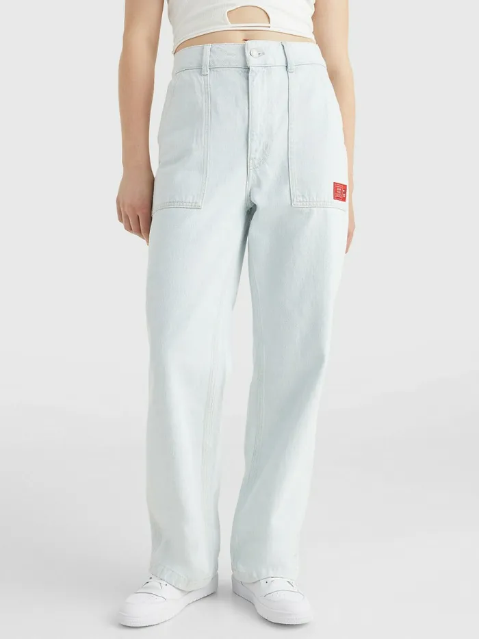 Tommy Hilfiger Harper High Rise Straight Faded Jeans Denim Light Womens Jeans For Sale Tommy Hilfiger Harper High Rise Straight Faded Jeans Denim Light Womens Jeans For Sale