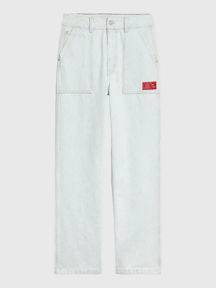 Tommy Hilfiger Harper High Rise Straight Faded Jeans Denim Light Womens Jeans For Sale