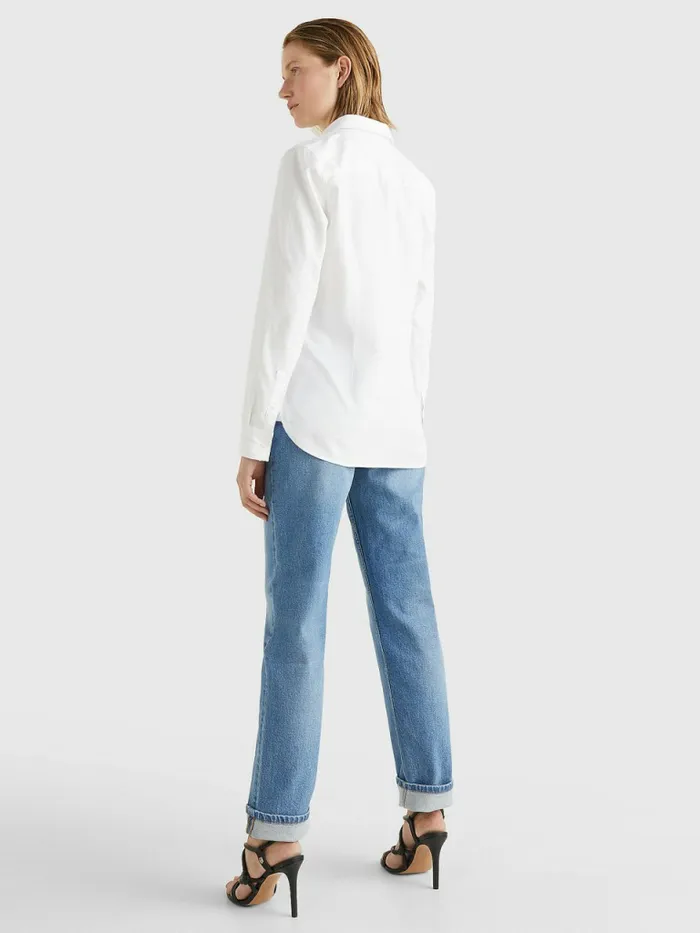 Tommy Hilfiger Heritage Oxford Regular Fit Shirt Classic White Womens Shirts and Blouses Popular