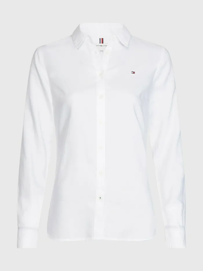 Tommy Hilfiger Heritage Oxford Regular Fit Shirt Classic White Womens Shirts and Blouses Popular