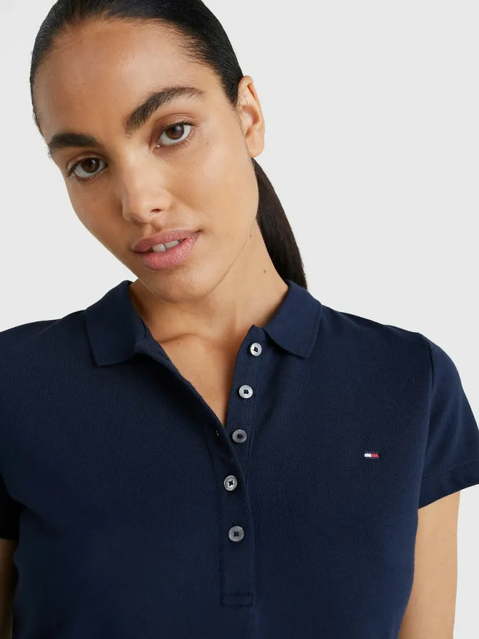 Tommy Hilfiger Heritage Slim Fit Polo Shirt Midnight Womens Polo Shirts For Sale
