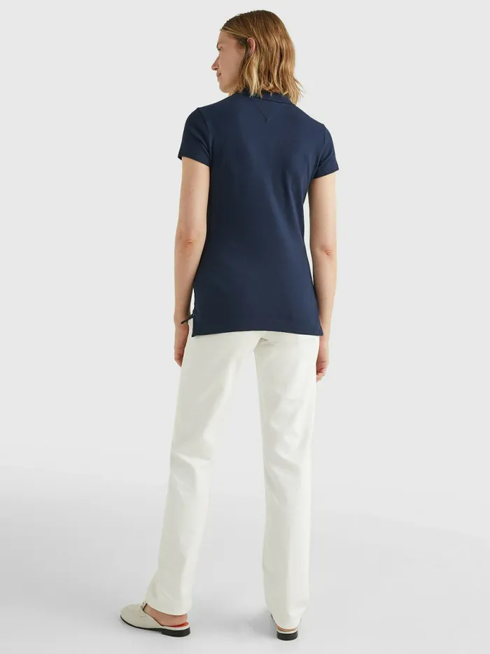 Tommy Hilfiger Heritage Slim Fit Polo Shirt Midnight Womens Polo Shirts For Sale