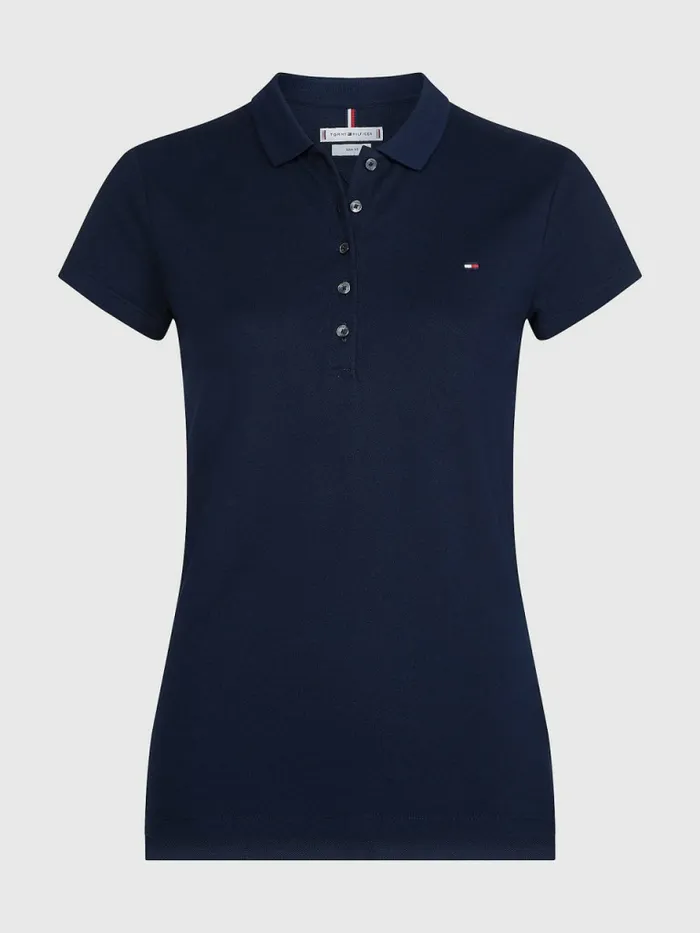 Tommy Hilfiger Heritage Slim Fit Polo Shirt Midnight Womens Polo Shirts For Sale