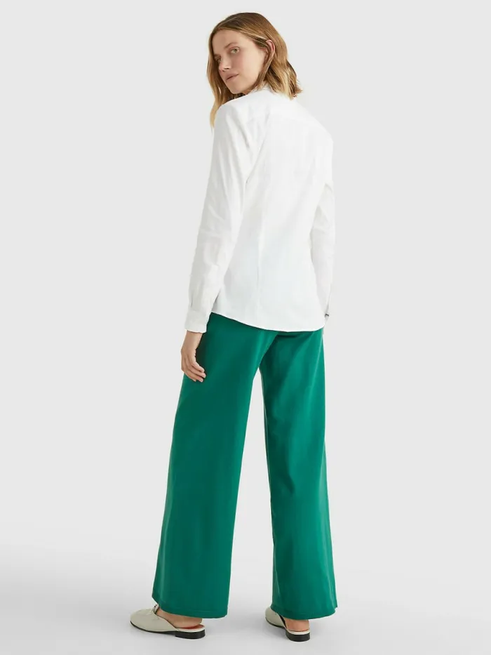 Tommy Hilfiger Heritage Slim Fit Shirt Classic White Womens Shirts and Blouses Popular