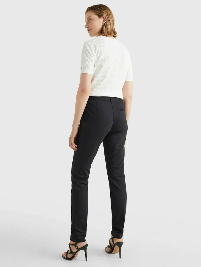 Tommy Hilfiger Heritage Slim Fit Trousers Masters Black Womens Essentials