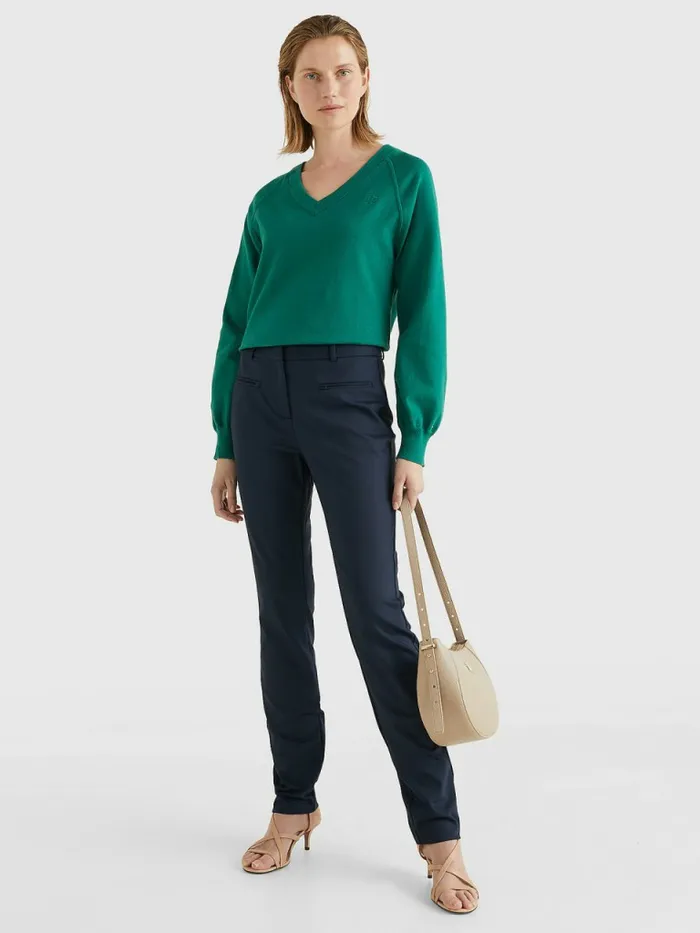 Tommy Hilfiger Heritage Slim Fit Trousers Midnight Womens Trousers