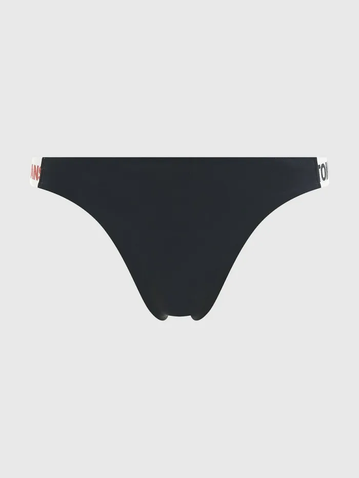 Tommy Hilfiger High Leg Cheeky Bikini Bottoms Magnetic Yellow Womens Swimwear Cheap On Sale