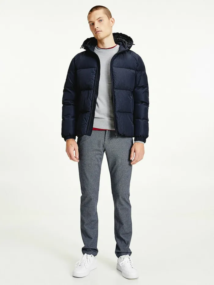 Tommy Hilfiger High Loft Removable Hood Puffer Jacket Desert Sky Mens Coats and Jackets Cheap On Sale Tommy Hilfiger High Loft Removable Hood Puffer Jacket Desert Sky Mens Coats and Jackets Cheap On Sale