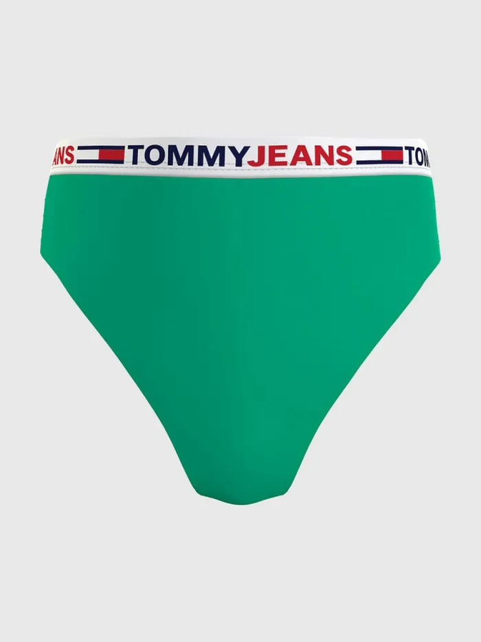 Tommy Hilfiger High Waist Cheeky Bikini Bottoms Primary Green Womens Swimwear Popular Tommy Hilfiger High Waist Cheeky Bikini Bottoms Primary Green Womens Swimwear Popular