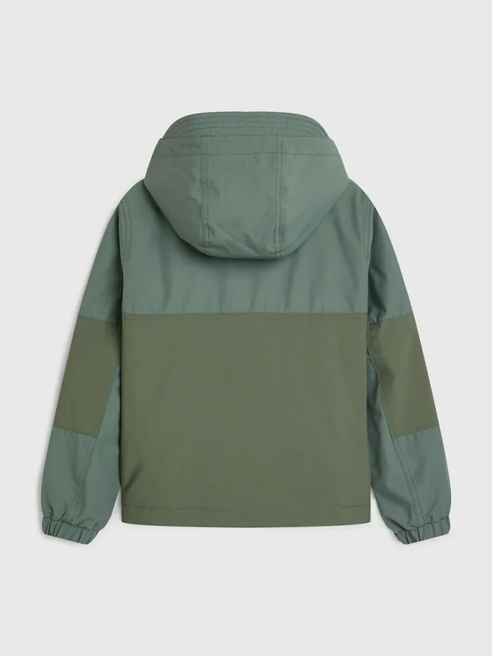 Tommy Hilfiger Hooded Surplus Jacket Avalon Green Boys Coats and Jackets Online