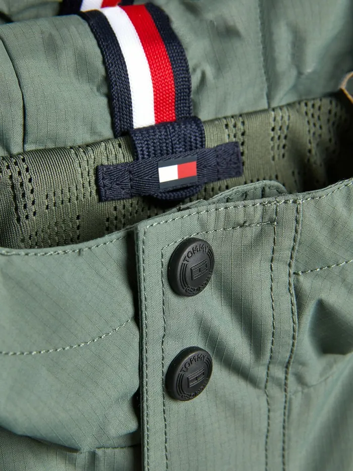 Tommy Hilfiger Hooded Surplus Jacket Avalon Green Boys Coats and Jackets Online