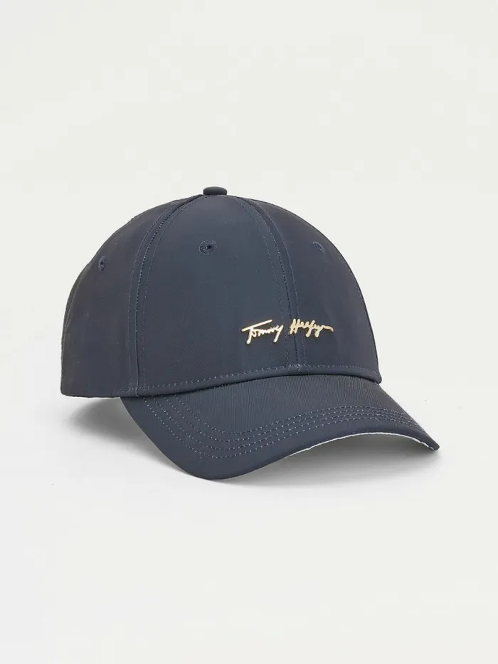 Tommy Hilfiger Iconic Metal Logo Cap Acc Desert Sky Womens Hats and Scarves Gift for Friend