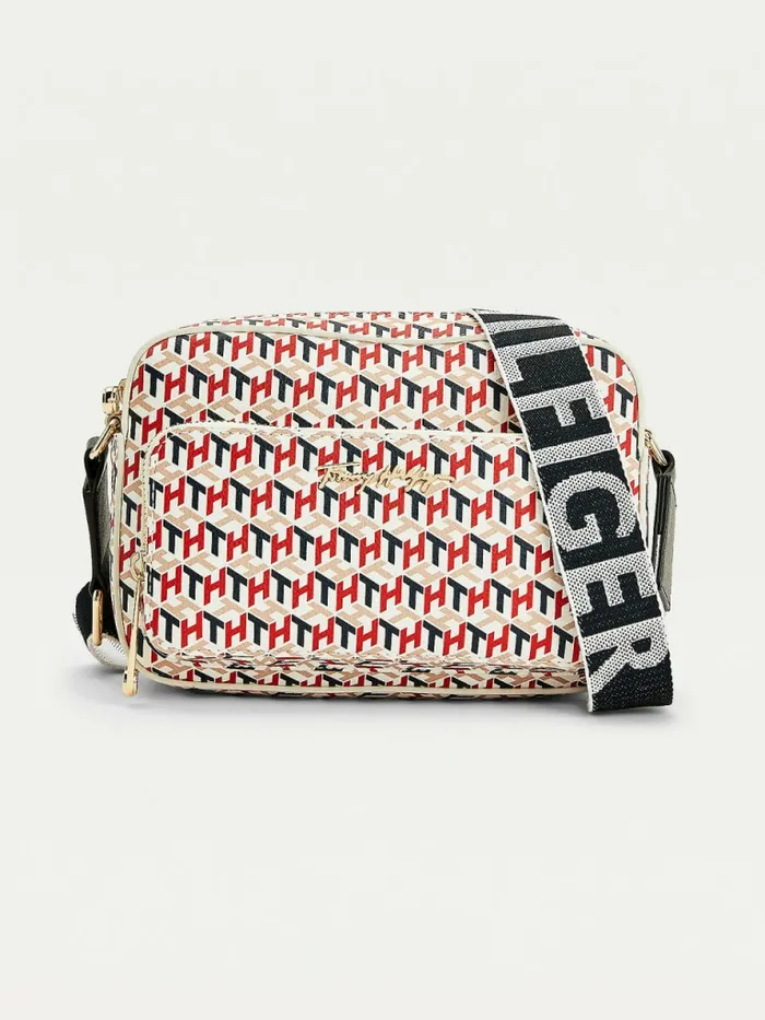 Tommy Hilfiger Iconic Monogram Camera Bag Corporate Monogram Womens Bags Online Tommy Hilfiger Iconic Monogram Camera Bag Corporate Monogram Womens Bags Online