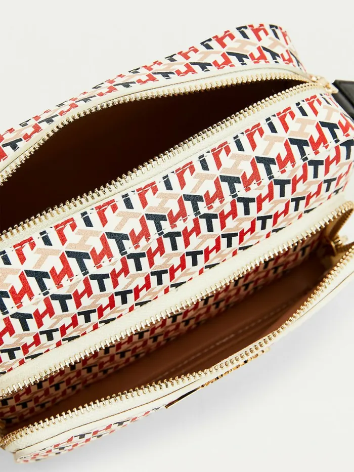 Tommy Hilfiger Iconic Monogram Camera Bag Corporate Monogram Womens Bags Online