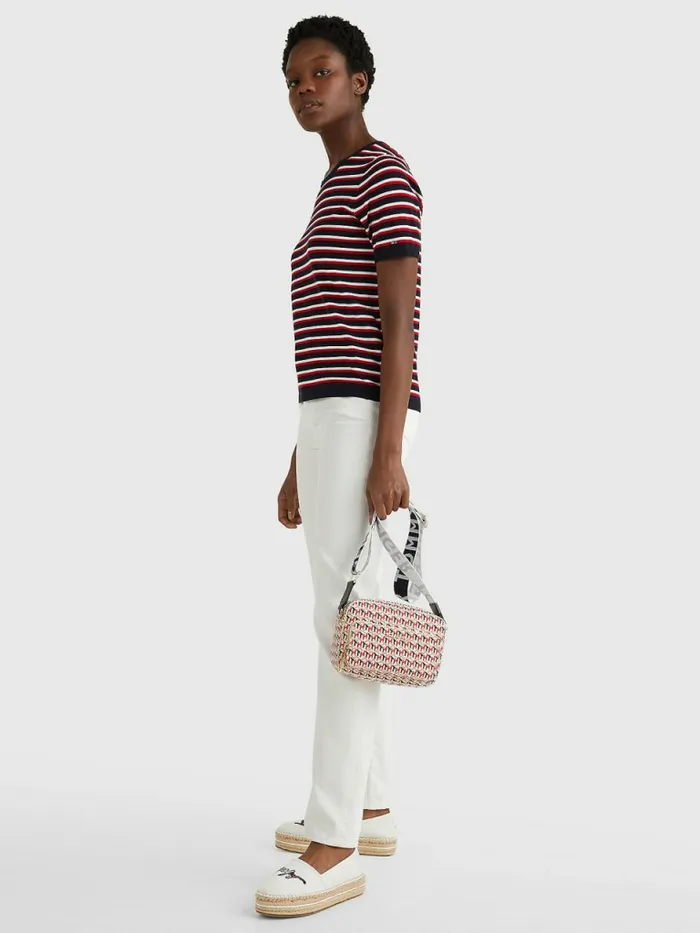 Tommy Hilfiger Iconic Monogram Camera Bag Corporate Monogram Womens Bags Online