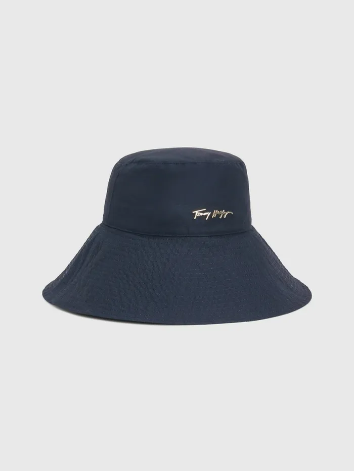 Tommy Hilfiger Iconic Oversized Brim Bucket Hat Acc Desert Sky Womens Hats and Scarves Gift 4 You Tommy Hilfiger Iconic Oversized Brim Bucket Hat Acc Desert Sky Womens Hats and Scarves Gift 4 You