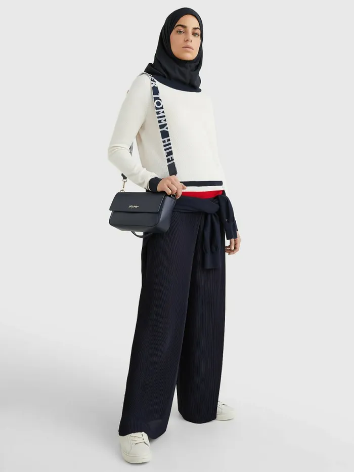 Tommy Hilfiger Iconic Shoulder Bag Desert Sky Womens Bags Popular
