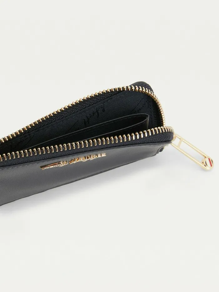 Tommy Hilfiger Iconic Signature Credit Card Holder Desert Sky Womens Wallets and Keyrings Popular
