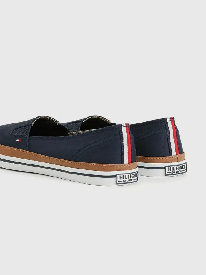 Tommy Hilfiger Iconic SlipOn Trainers Midnight Womens Trainers Cheap On Sale