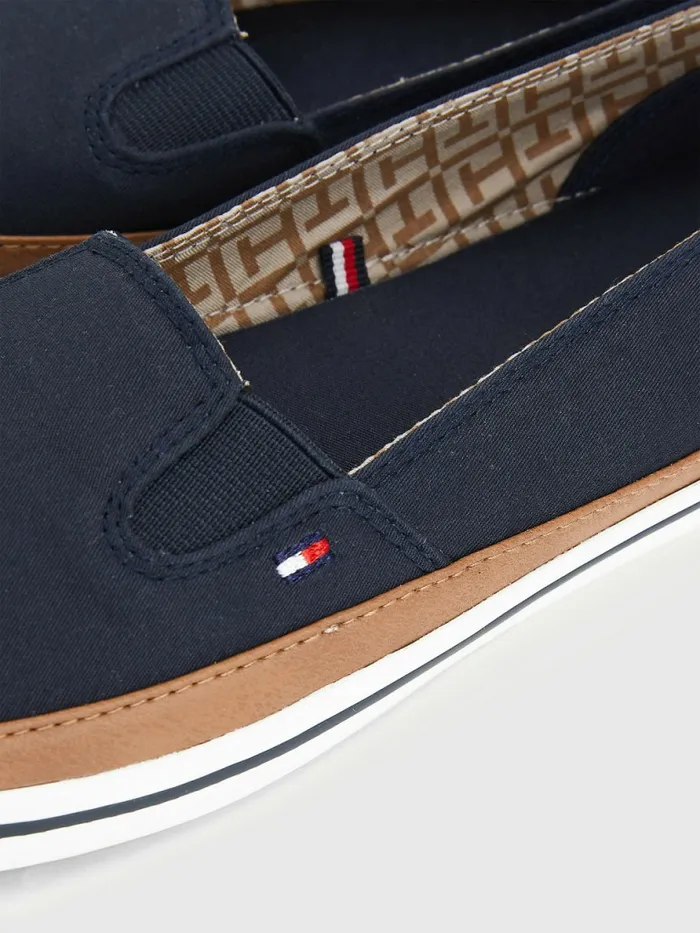 Tommy Hilfiger Iconic SlipOn Trainers Midnight Womens Trainers Cheap On Sale