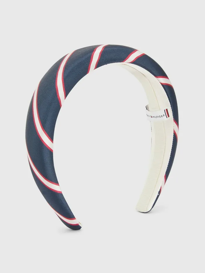 Tommy Hilfiger Iconic Stripe Soft Headband Acc Desert Sky Mix Womens Hats and Scarves Casaul