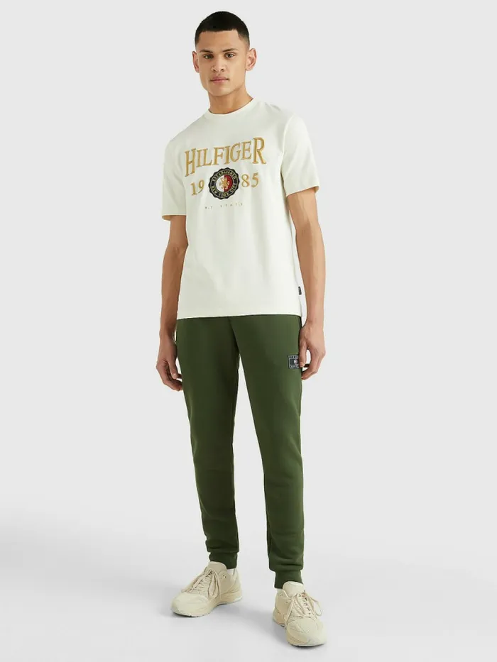 Tommy Hilfiger Icons Relaxed Fit TShirt Ivory Mens TShirts Popular