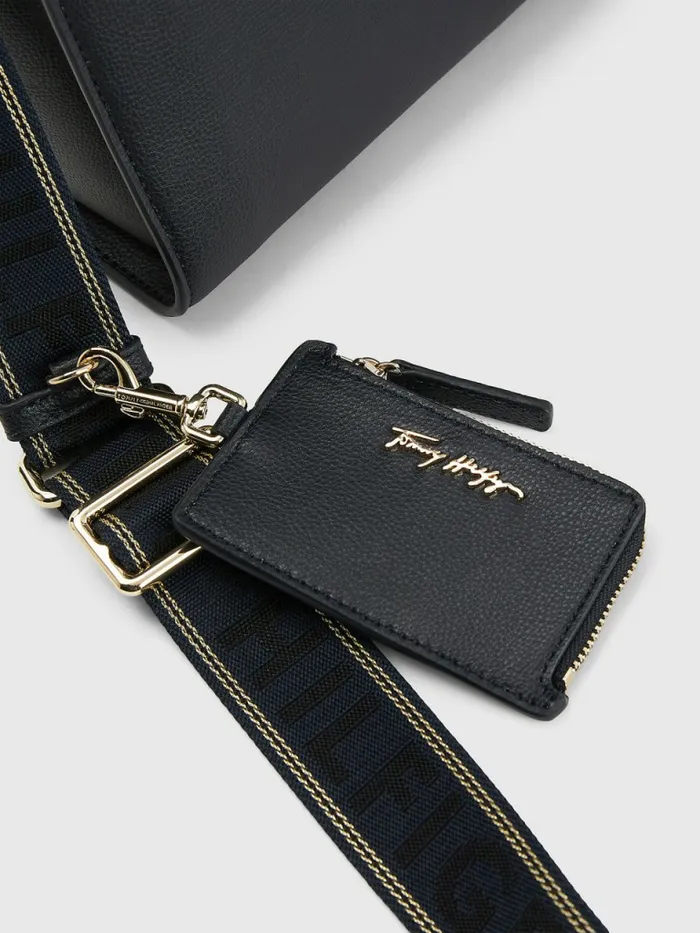 Tommy Hilfiger Joy Signature Satchel Desert Sky Womens Bags Fashion