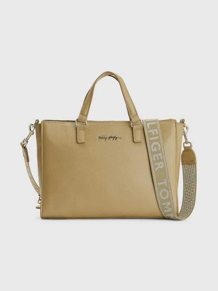 Tommy Hilfiger Joy Signature Satchel Woodridge Womens Bags On Sale