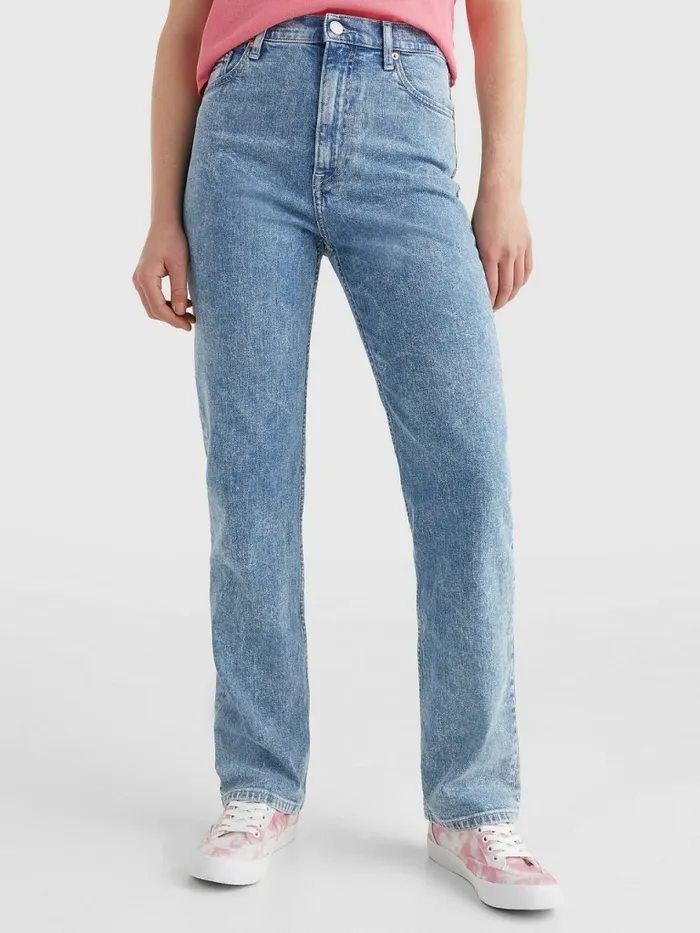 Tommy Hilfiger Julie Ultra High Rise Straight Jeans Denim Medium Womens Jeans Popular Tommy Hilfiger Julie Ultra High Rise Straight Jeans Denim Medium Womens Jeans Popular